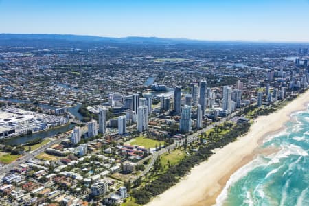 Aerial Image of BROADBEACH AND SURROUNDS