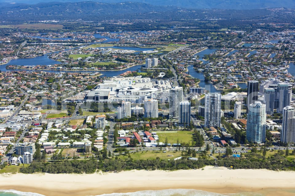 Aerial Image of Pacific Fair Shopping Centre, Broadbeach