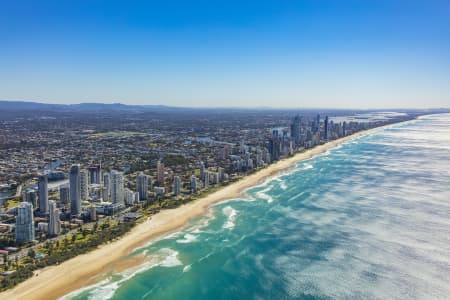 Aerial Image of BROADBEACH AND SURROUNDS