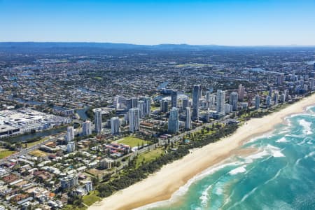 Aerial Image of BROADBEACH AND SURROUNDS