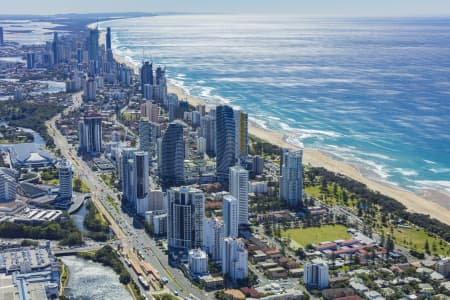 Aerial Image of BROADBEACH AND SURROUNDS