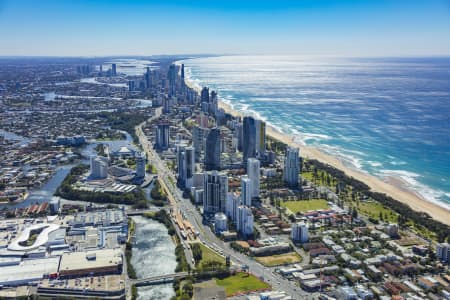 Aerial Image of PACIFIC FAIR SHOPPING CENTRE, BROADBEACH