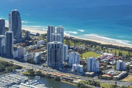 Aerial Image of BROADBEACH AND SURROUNDS