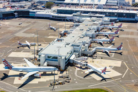 Aerial Image of SYDNEY DOMESTIC TERMINAL 18TH MARCH 2020