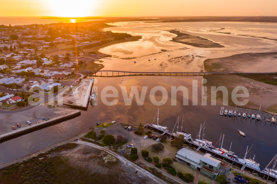 Aerial Image of Queenscliff Harbour