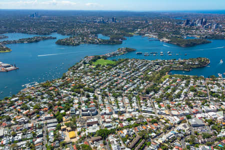 Aerial Image of DARLING STREET BALMAIN