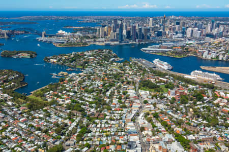 Aerial Image of DARLING STREET BALMAIN