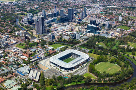 Aerial Image of PARRAMATTA CBD AND STADIUM 2020