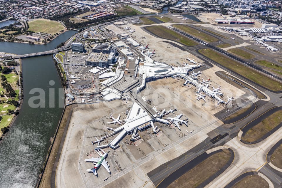 Aerial Image of Sydney Airport