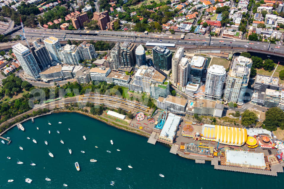 Aerial Image of Milsons Point  Apartments