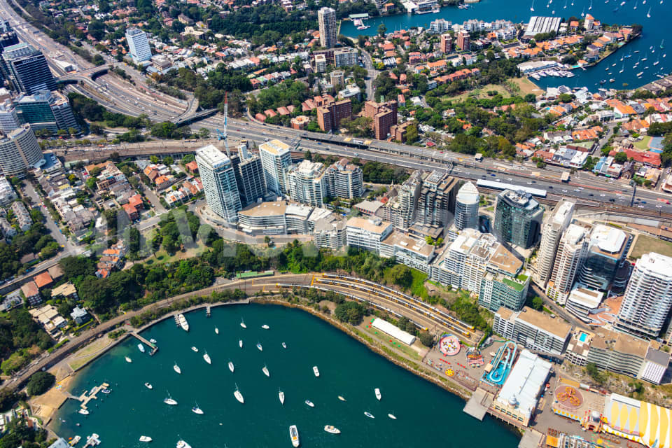 Aerial Image of Milsons Point  Apartments