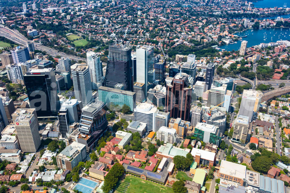 Aerial Image of North Sydney Development 2020