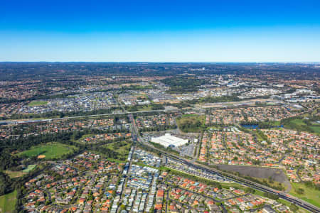 Aerial Image of PARKLEA WITH BELLA VISTA AND KELLYVILLE STATIONS