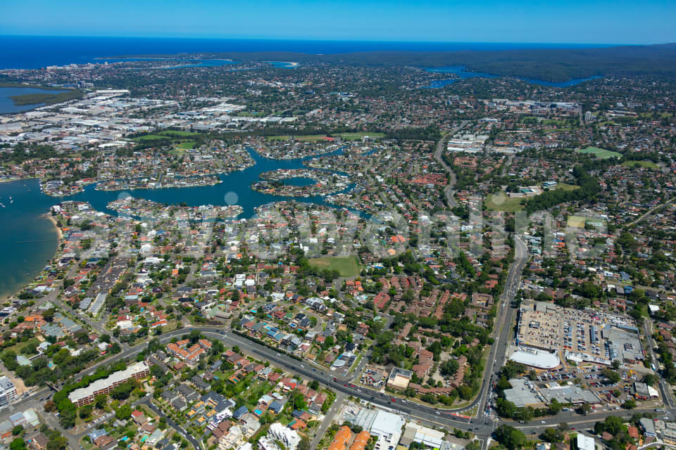 Aerial Image of Sylvania and Southgate Shopping Centre