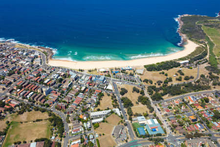 Aerial Image of MAROUBRA BEACH AND HOMES