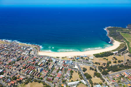 Aerial Image of MAROUBRA BEACH AND HOMES