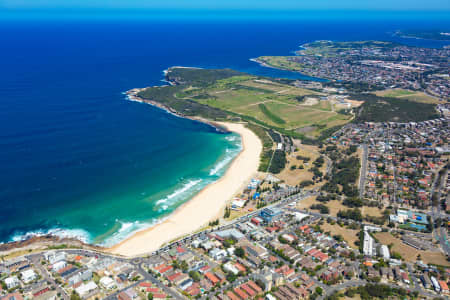 Aerial Image of MAROUBRA BEACH AND HOMES