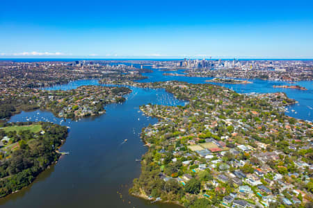 Aerial Image of HUNTERS HILL HOMES