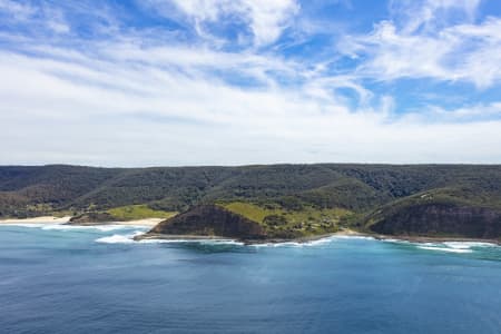 Aerial Image of THELMA HEAD AND LITTLE GARIE BEACH