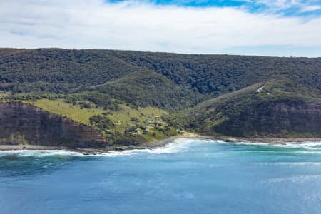 Aerial Image of THELMA HEAD AND LITTLE GARIE BEACH