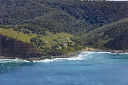 Aerial Image of THELMA HEAD AND LITTLE GARIE BEACH