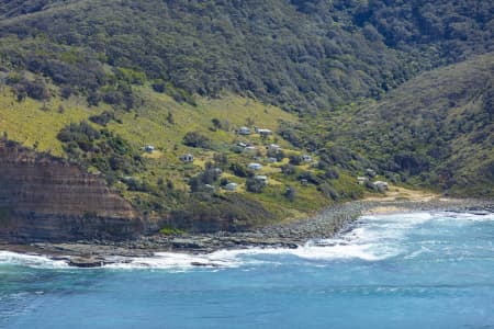 Aerial Image of THELMA HEAD AND LITTLE GARIE BEACH