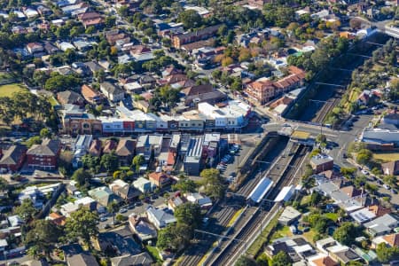 Aerial Image of HURLSTONE PARK STATION