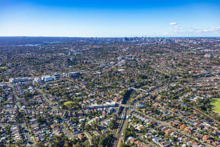 Aerial Image of HURLSTONE PARK STATION