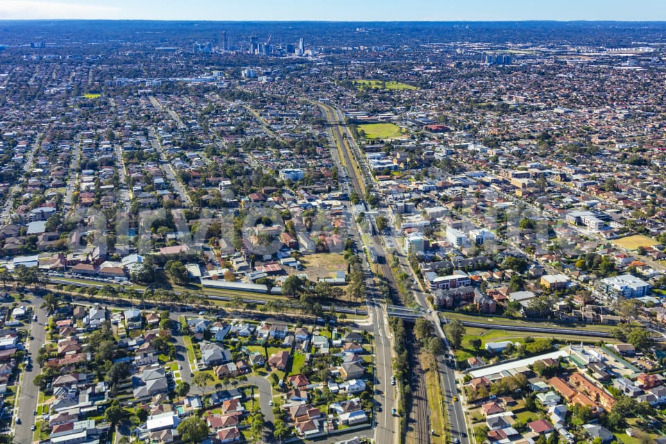 Aerial Image of Guilford Station and Woodville Road