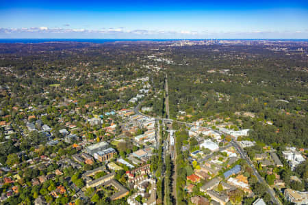 Aerial Image of TURRAMURRA STATION