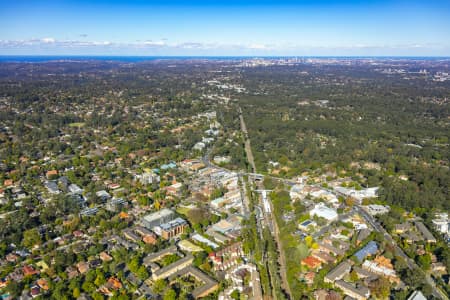 Aerial Image of TURRAMURRA STATION