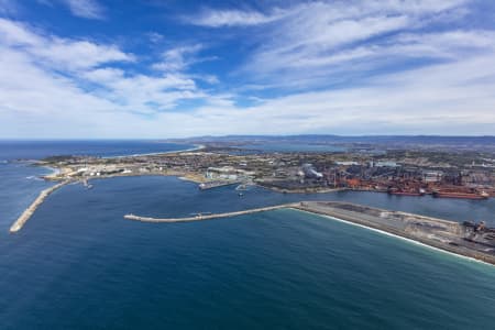 Aerial Image of PORT KEMBLA