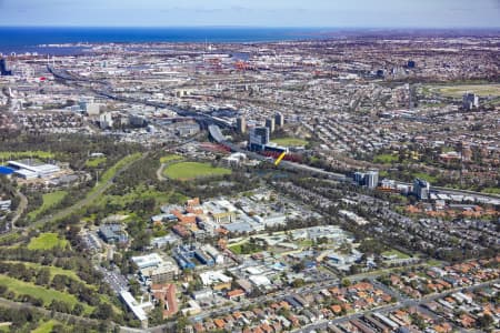 Aerial Image of THE ROYAL MELBOURNE HOSPITAL