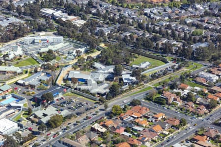 Aerial Image of THE ROYAL MELBOURNE HOSPITAL