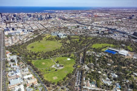 Aerial Image of ROYAL PARK MELBOURNE