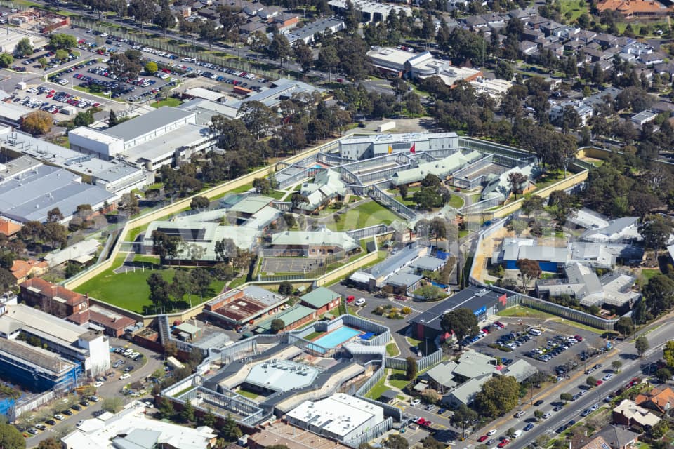 Aerial Image of The Royal Melbourne Hospital