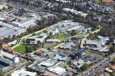 Aerial Image of THE ROYAL MELBOURNE HOSPITAL