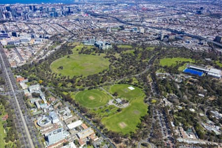 Aerial Image of ROYAL PARK MELBOURNE
