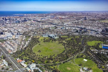 Aerial Image of ROYAL PARK MELBOURNE