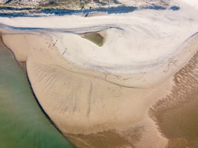 Aerial Image of SAND BARS AT PINCUSHION ISLAND