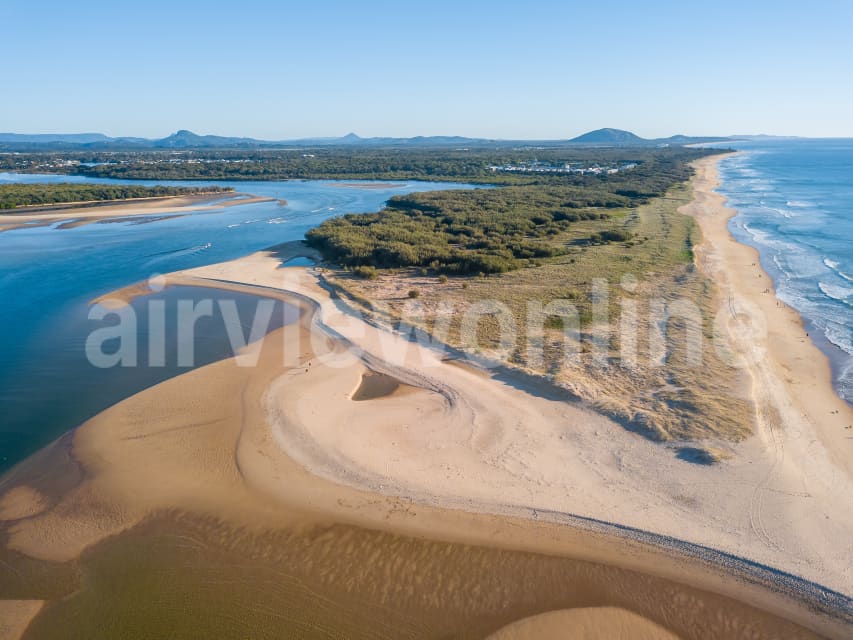 Aerial Image of Maroochy River at Maroochydore