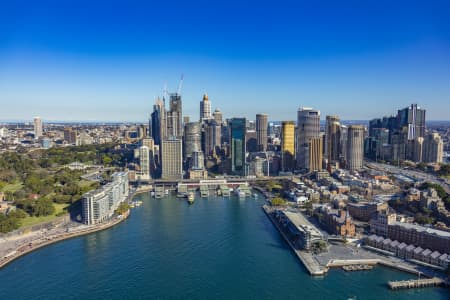 Aerial Image of CIRCULAY QUAY SYDNEY CBD