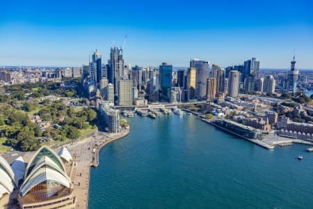 Aerial Image of CIRCULAY QUAY SYDNEY CBD