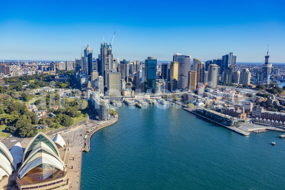 Aerial Image of Circulay Quay Sydney CBD