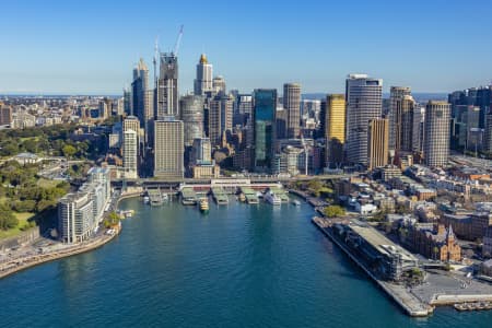 Aerial Image of CIRCULAY QUAY SYDNEY CBD