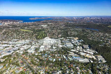 Aerial Image of BROOKVALE COMMERCIAL AND  INDUSTRIAL AREAS