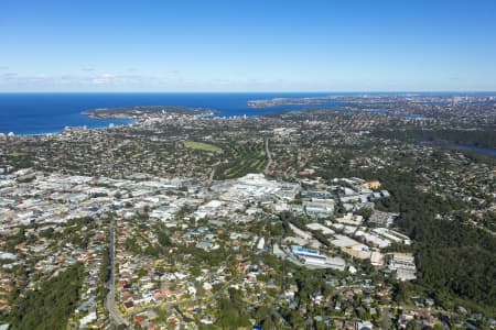 Aerial Image of BROOKVALE COMMERCIAL AND  INDUSTRIAL AREAS