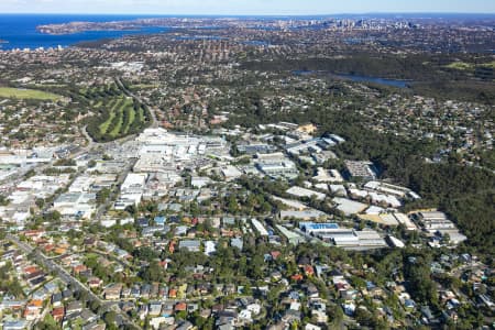 Aerial Image of BROOKVALE COMMERCIAL AND  INDUSTRIAL AREAS