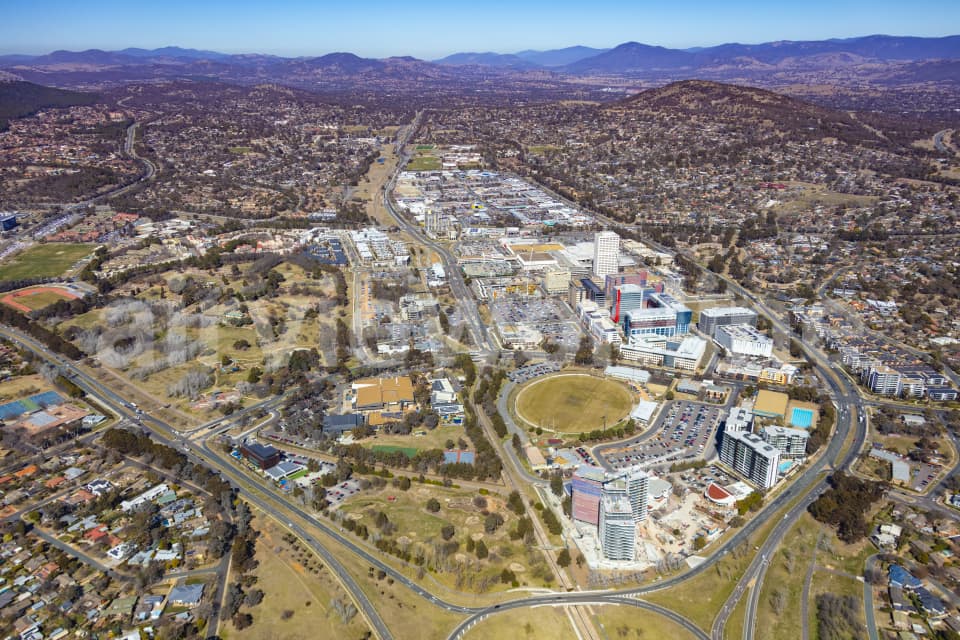 Aerial Image of Phillip  Oval Canberra ACT