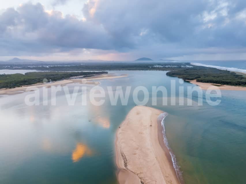 Aerial Image of Maroochy River and Maroochydore